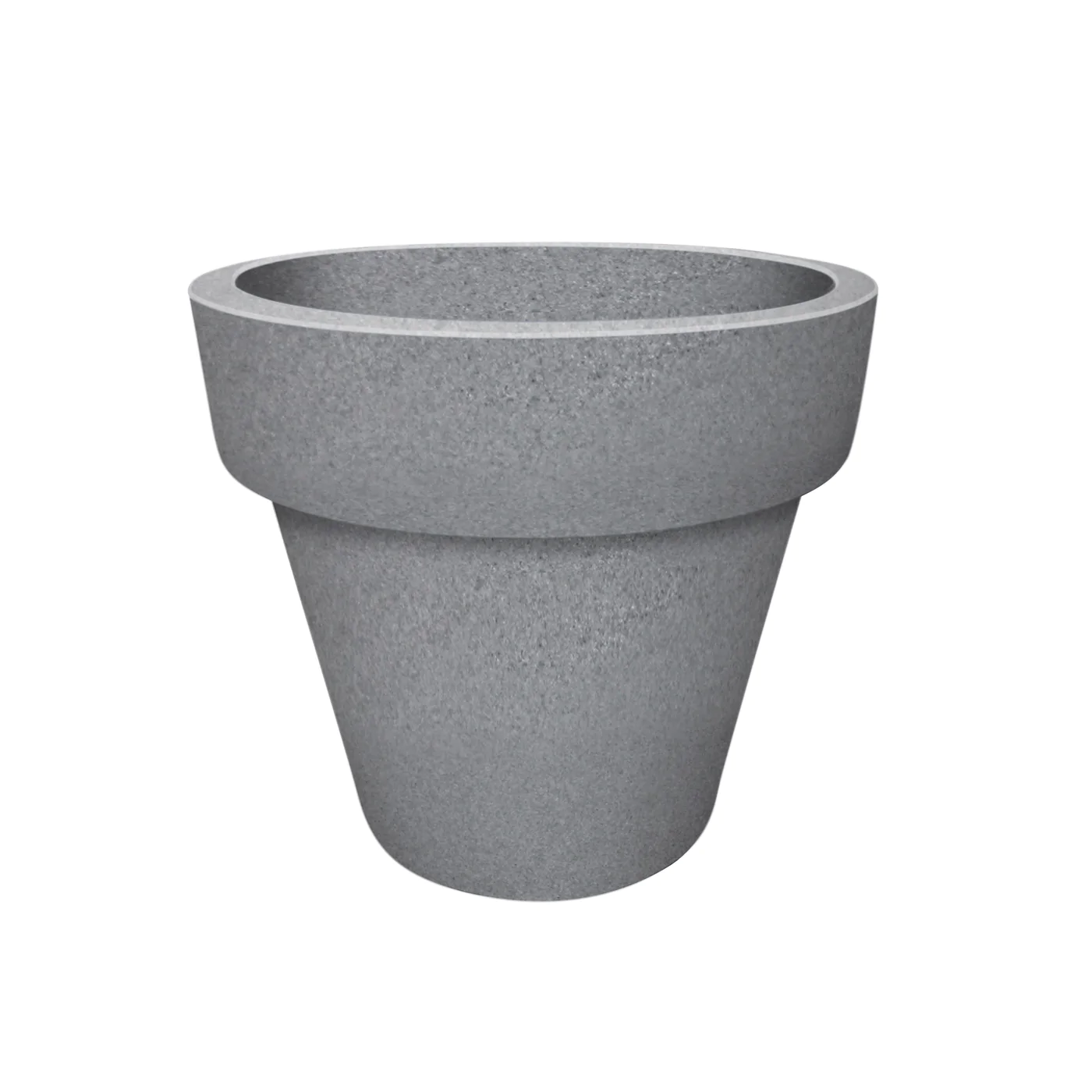 Kauri grote ronde 450L grijze plantenbak bloempot Prestige - Prestige