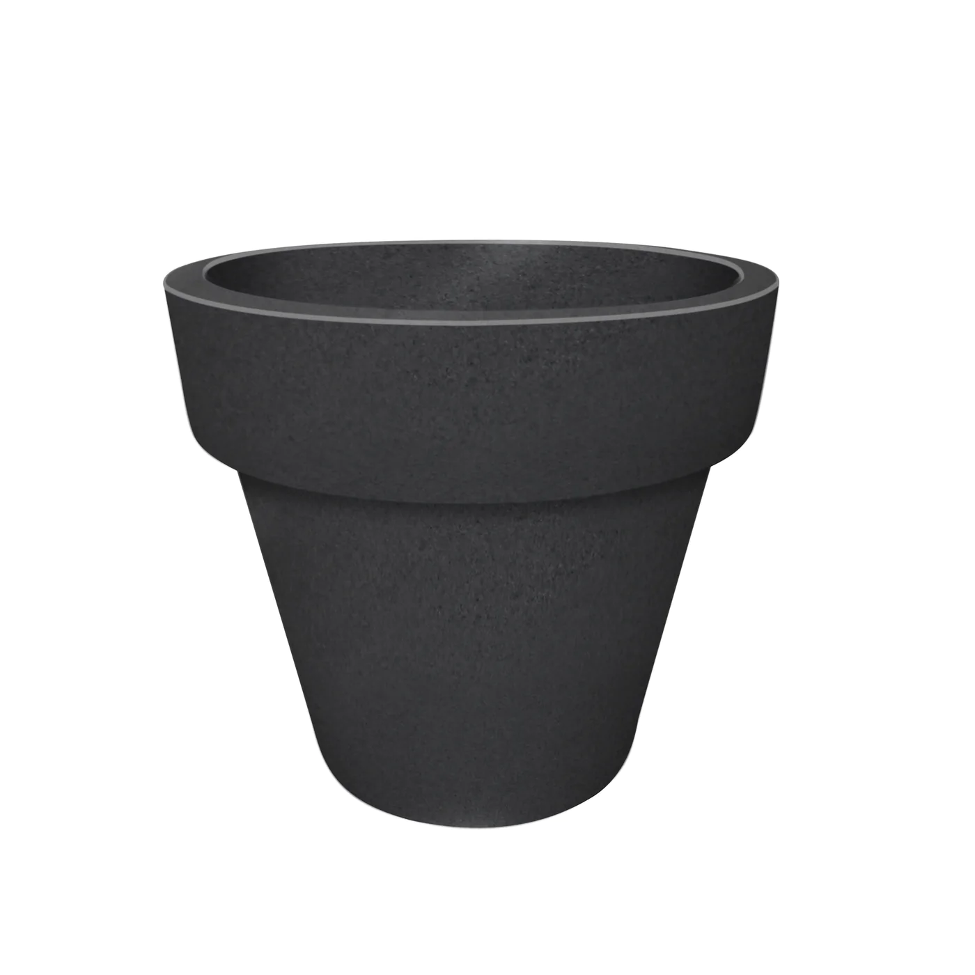 Kauri grote ronde 450L zwarte plantenbak bloempot Prestige - Prestige