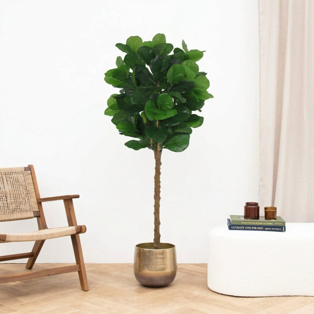 Kunst Ficus lyrata tree - 160cm