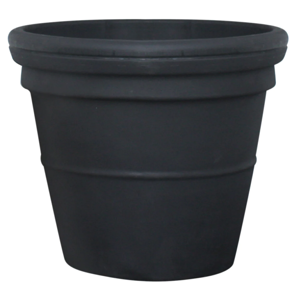 Ronde 500L zwart graniet plantenbak - Prestige Rome - Prestige