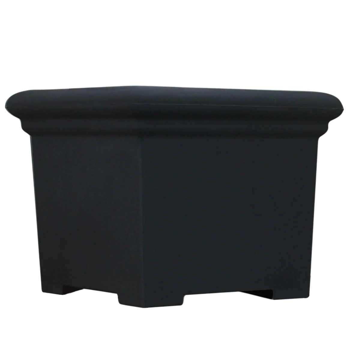 Vierkante 200L zwarte plantenbak bloempot Prestige - Prestige