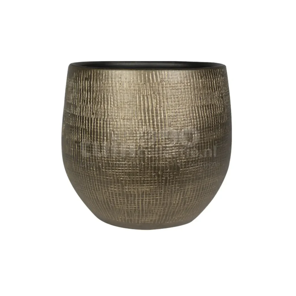 Bloempot Ryan Shiny Gold Ø36cm